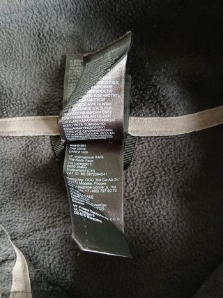 the north face pile zip woman size M black