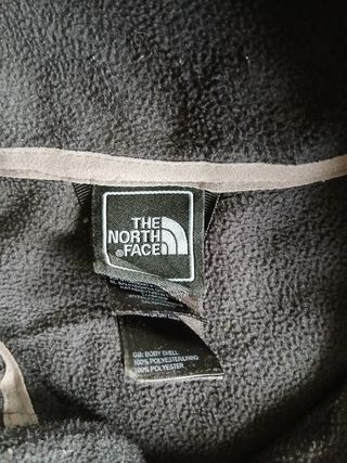 the north face pile zip woman size M black