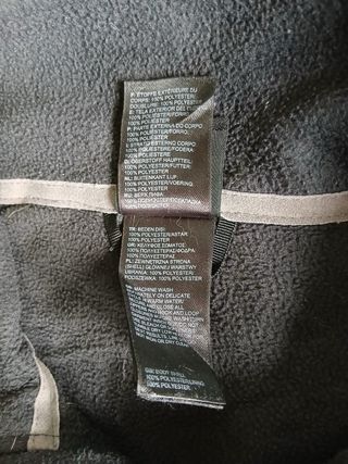 the north face pile zip woman size M black