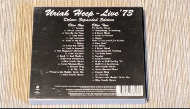 Uriah Heep Live ́ 73 (Expanded Deluxe Edition) CD