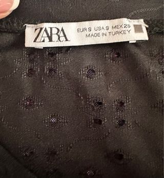 Camiseta Zara calada S