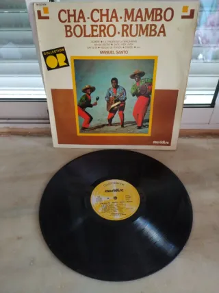 Vinilo Cha-Cha-Mambo Bolero Rumba Manuel Santo