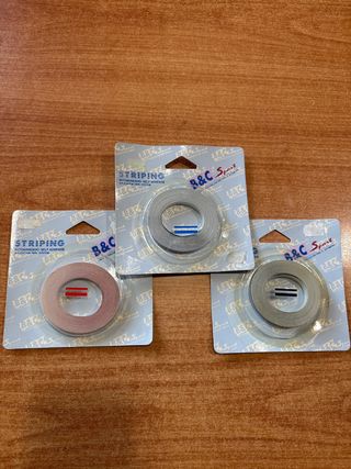Cinta de striping autoadhesiva B&C Sport