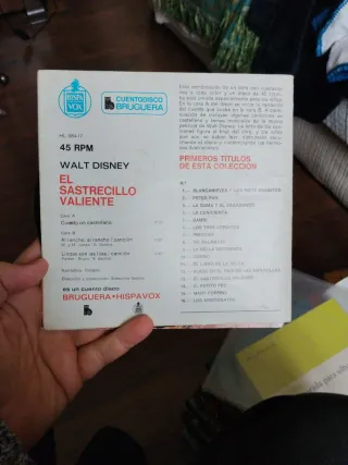 101 Dálmatas Cuentodisco Bruguera Disney