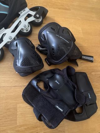 Patines en línea y protecciones talla 41