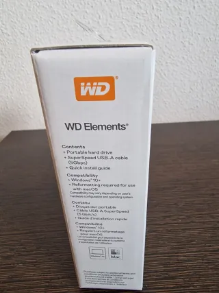 WD Elements 6TB Disco Duro Portátil Nuevo
