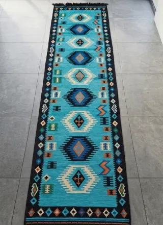 Tappeto Kilim Nuovo 240x60 cm
