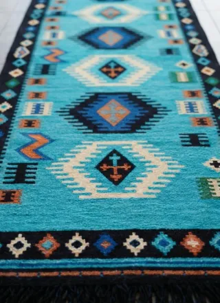 Tappeto Kilim Nuovo 240x60 cm