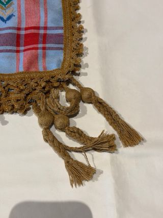 Pahmina multicolor con flecos