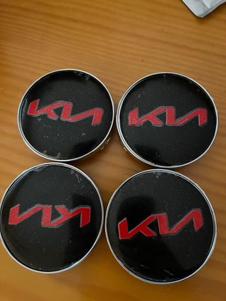 Tapacubos Kia (Set de 4)Rojos