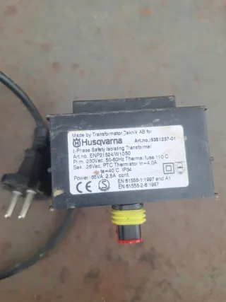 Transformador de estacion de carga Husqvarna 220ac