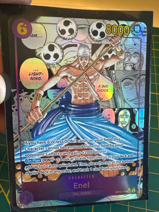 Carta manga Enel One Piece OP15-118