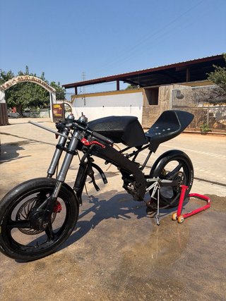 Chasis Tzr Moto de Circuito Negra