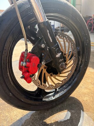 Chasis Tzr Moto de Circuito Negra