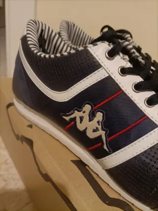 Kappa Rimini Lth Scarpe Uomo Nero Bianco