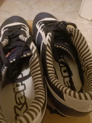 Kappa Rimini Lth Scarpe Uomo Nero Bianco