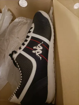 Kappa Rimini Lth Scarpe Uomo Nero Bianco