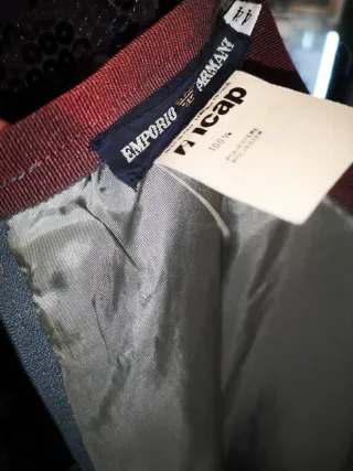 Vestito Emporio Armani paillettes viola