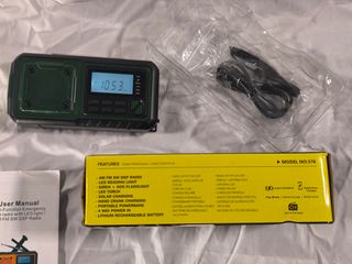 Radio solar portátil 4000mah