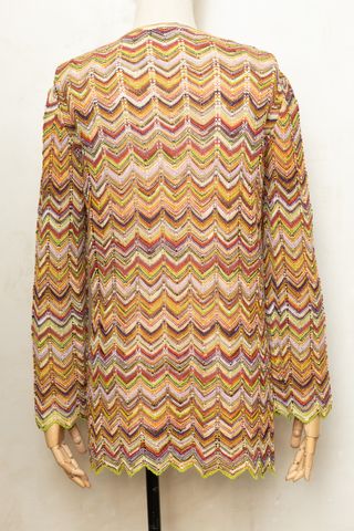 Cardigan Missoni Multicolor Zigzag