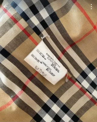 Parka Burberrys azul marino original