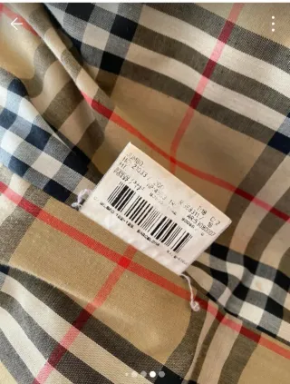 Parka Burberrys azul marino original