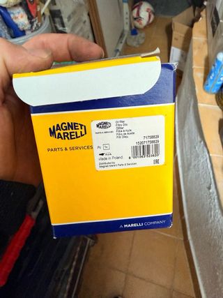 Filtro de Aceite Magneti Marelli 152071758829