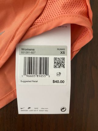 Shorts running mujer Nike Dri-Fit talla XS