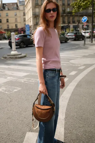 Jersey Zara, color malva,talla M, nuevo