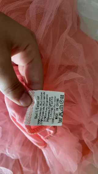 Vestido strapless rosa as by strena Talla M