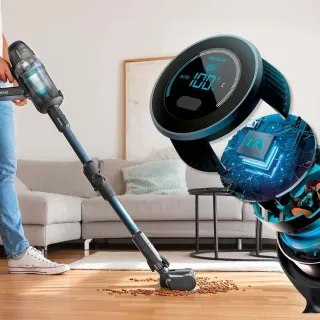 Cecotec Limpiador Aspirador de Tapicerias y Alfombras Conga 7000 Carpet&Spot Clean Steam XXL, 1700W, Limpieza 3en1, Deposito 1600ml agua limpia y 950ml agua sucia, Radio de acción 7m
