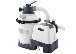 Intex 55249 - Depuradora de Arena Krystal Clear 3.500 L/H, depuradora Piscina Arena, Filtro Piscina, Bomba Piscina/para Piscinas Desmontables de hasta 17.000 L., 4 Funciones y Sistema de Bloqueo