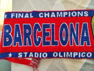 Bufanda Final Champions League 2009 FC Barcelona