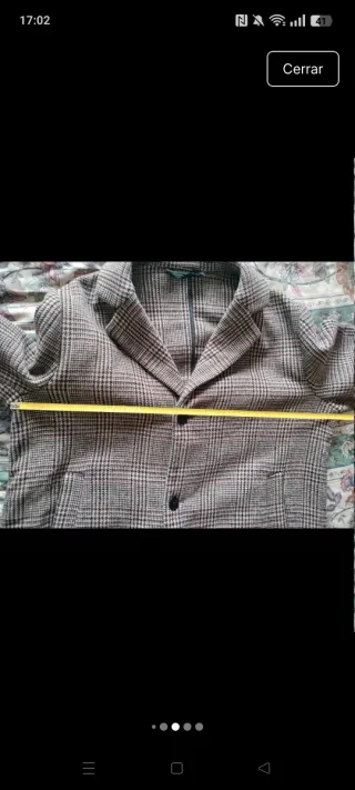 Abrigo Esprit cuadros