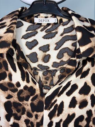 Camisa DEFox Leopardo Talla XL