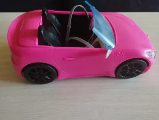 Coche rosa Barbie poco uso
