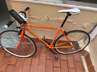 Bicicleta Fixie Naranja