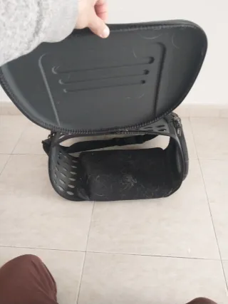 Transportín para perros.