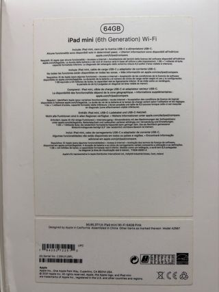 iPad Mini 6 64GB Wi-Fi Gris sin apenas uso.