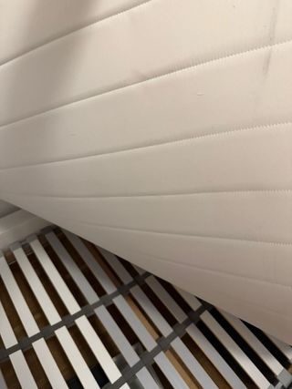 Cama individual blanca 90cm