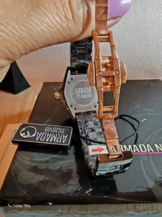 Orologio Armada Nueva Nero e Oro