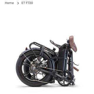 Bicicleta Eléctrica color negro “Fatbike” Plegable