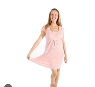 Camisón Maternidad Rosa Talla Única