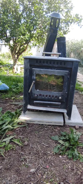 Estufa de leña hierro fundido