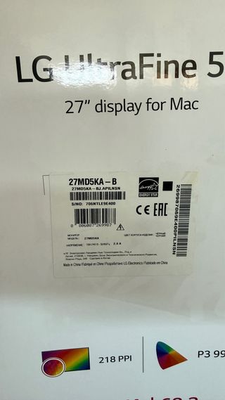 Monitor 5K LG Ultrafine 27”
