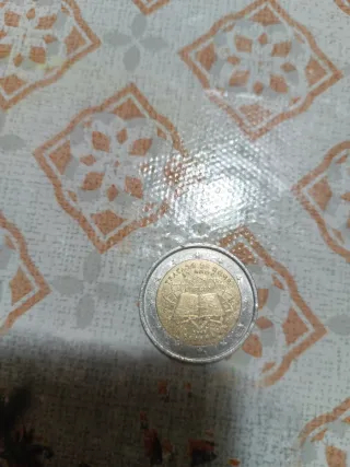 Moneda 2€ Tratado de Roma 50 Años