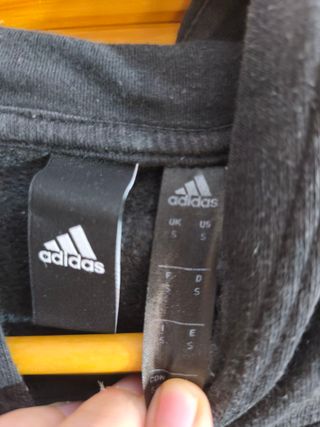Sudadera Adidas Color Negro y Blanco Talla S.