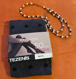 Collant Tezenis opachi con cuori