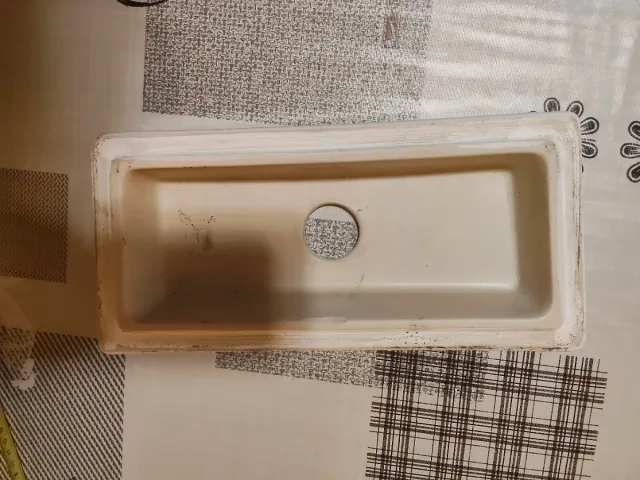 Tapa Cisterna Porcelana Blanca 32x15cm