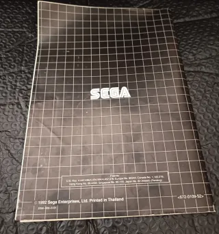 Manual Sega Mega Drive